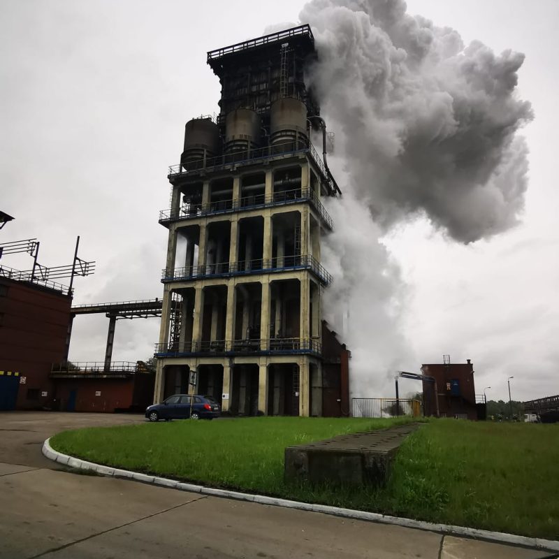 timber coke tower UK